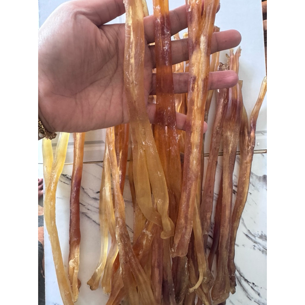 Urat sapi kering kualitas super / Otot sapi kering kaki/ gigitan anjing/ Snack anjing /makanan anjin