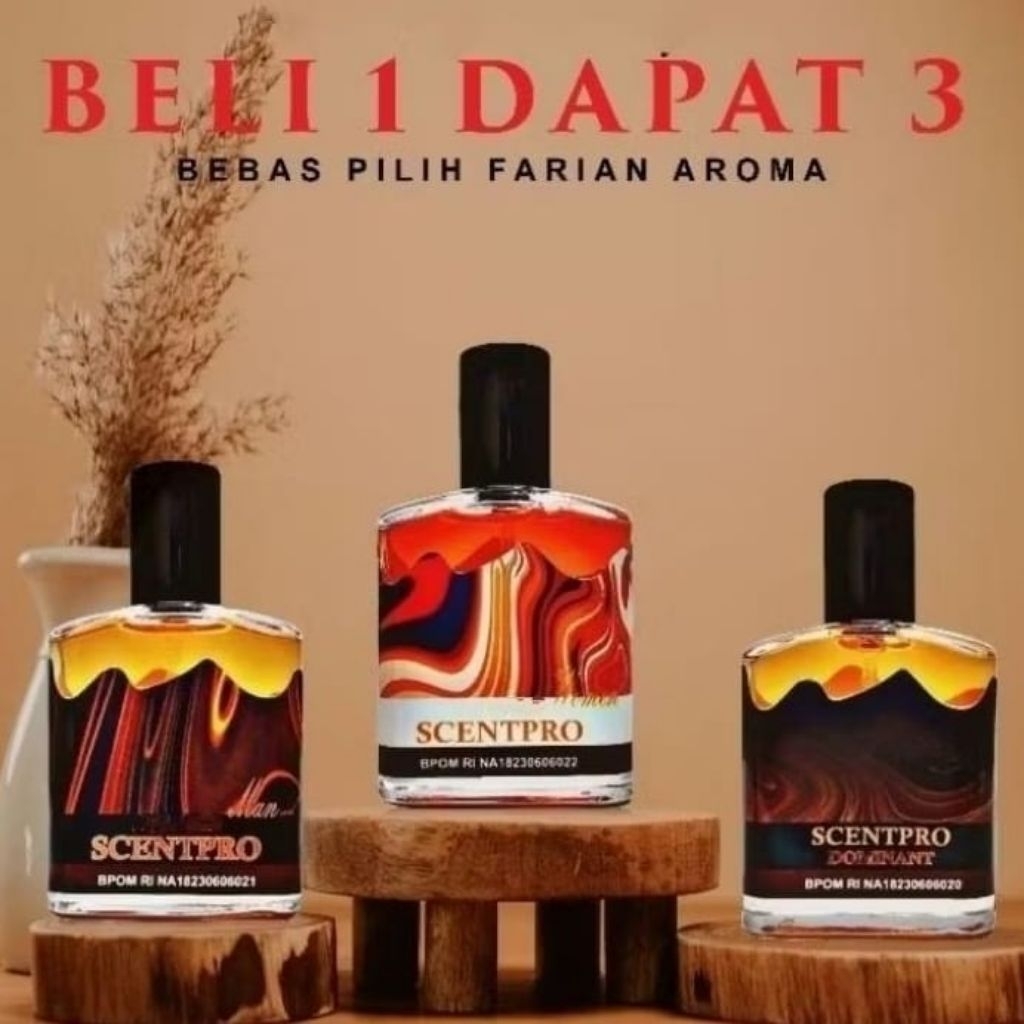 BELI 1 DAPAT 3 - PARFUM PRO PLAYER DOMINANT ORIGINAL - EAU DE PARFUM 35ML