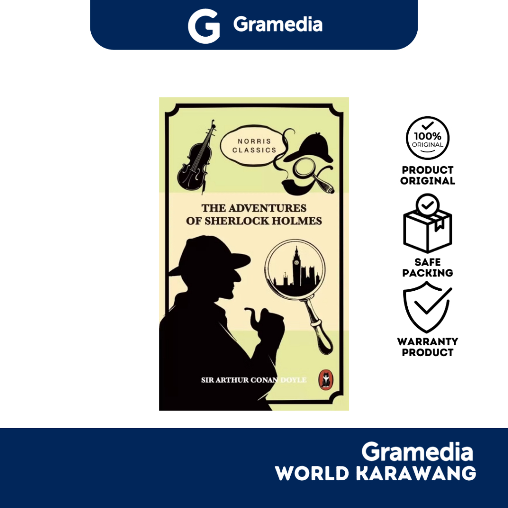 Gramedia Karawang - Buku Novel - The Adventure of Sherlock Holmes - Sir Arthur Conan Doyle - English