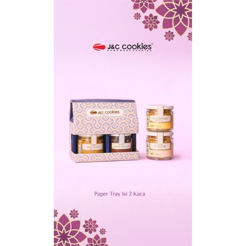 Hampers Kue Kering J&C Cookies Paper Tray