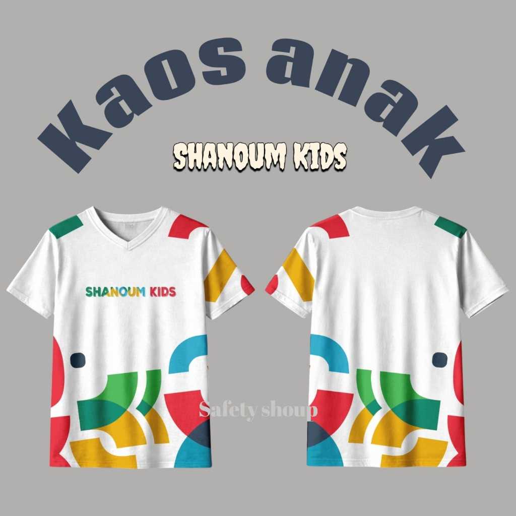 Baju Kaos Anak Motif Lengan Pendek/Kaos Jersey Anak 1-15 Tahun Premiun Jersey