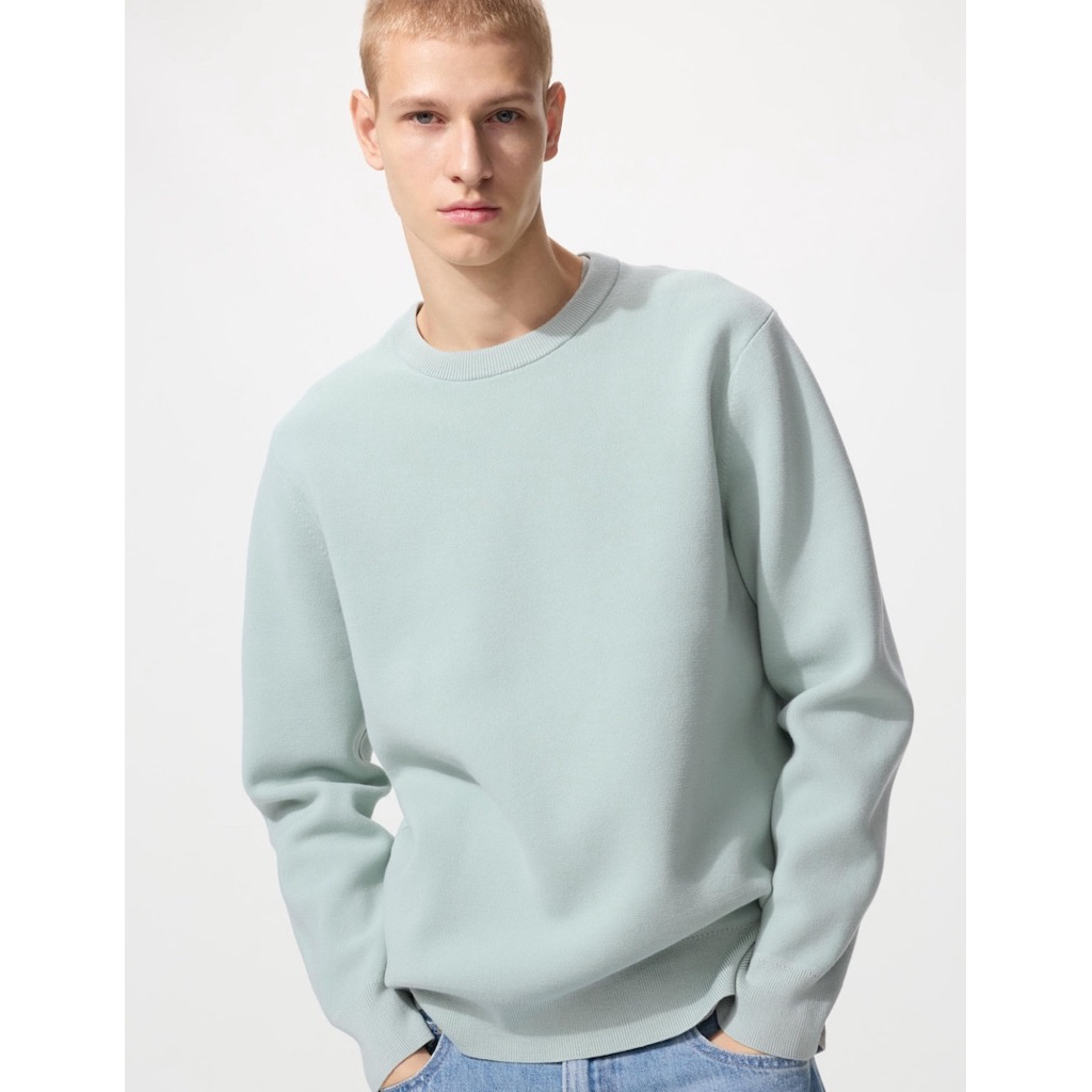 uniqlo sweater washable milano rib