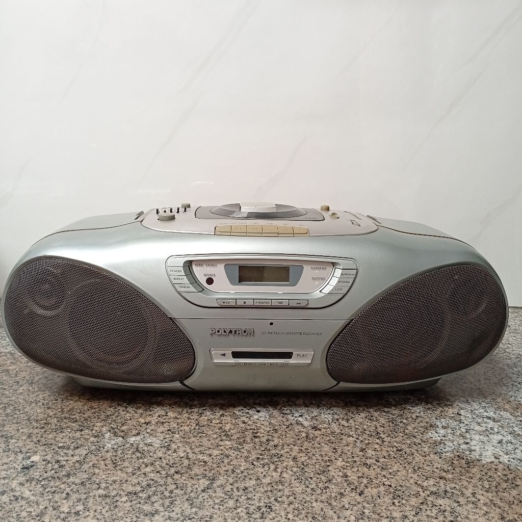 Compo Polytron CD Kaset Radio Semua Fungsi Normal