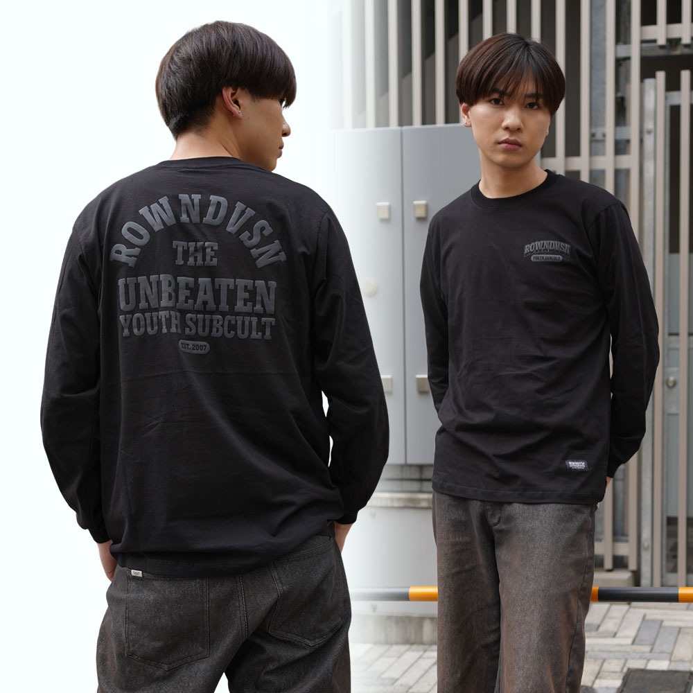 Rown Division Supply - Kaos Panjang Hitam Minoris Black