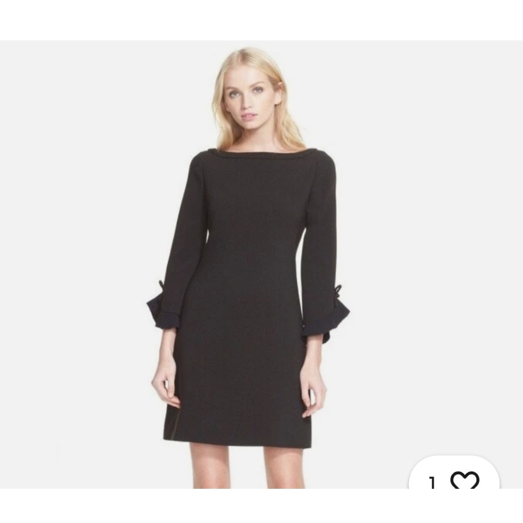 KATE SPADE Ruffle Sleeve Mini Dress