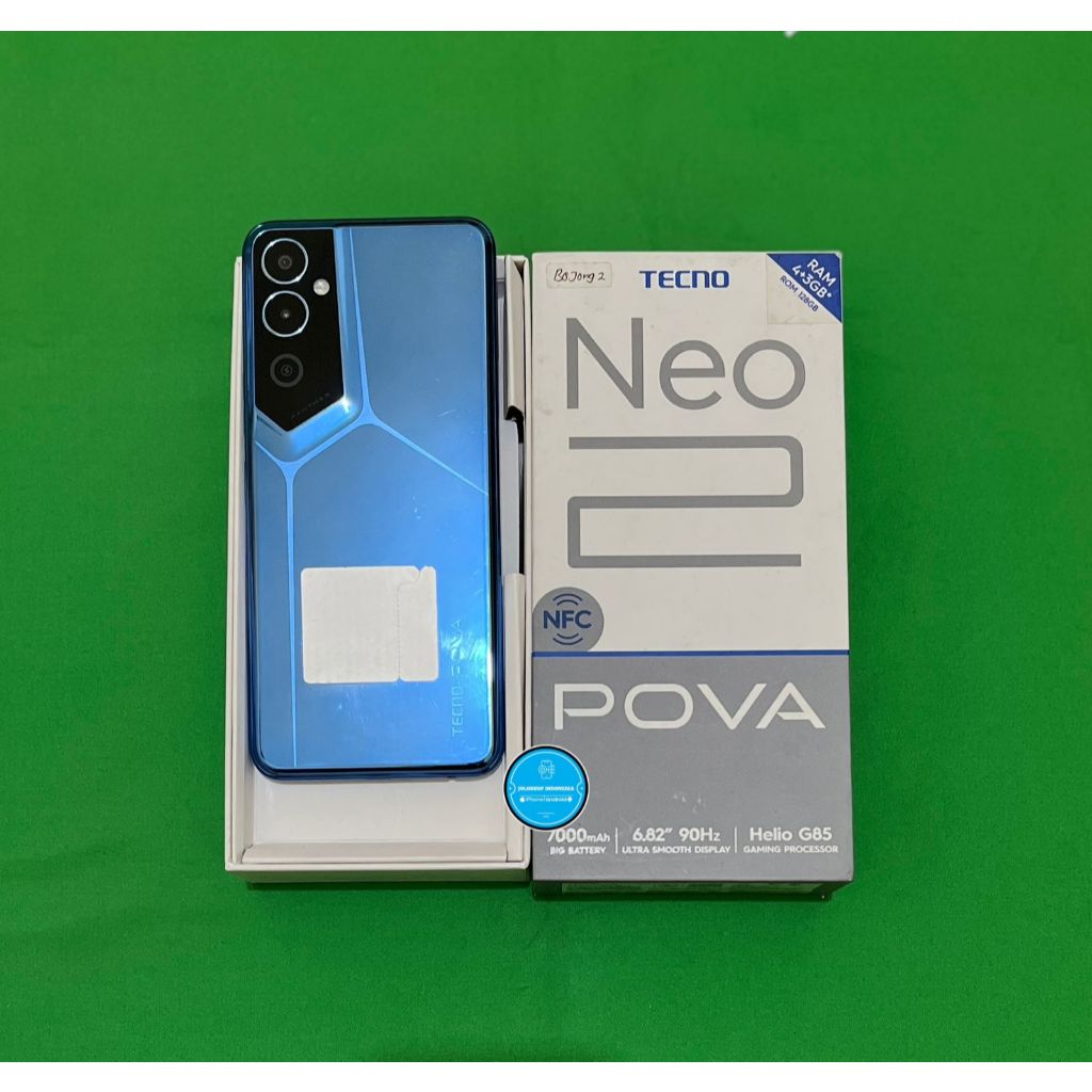TECNO POVA NEO 2 4/128GB SECOND FULLSET BERGARANSI