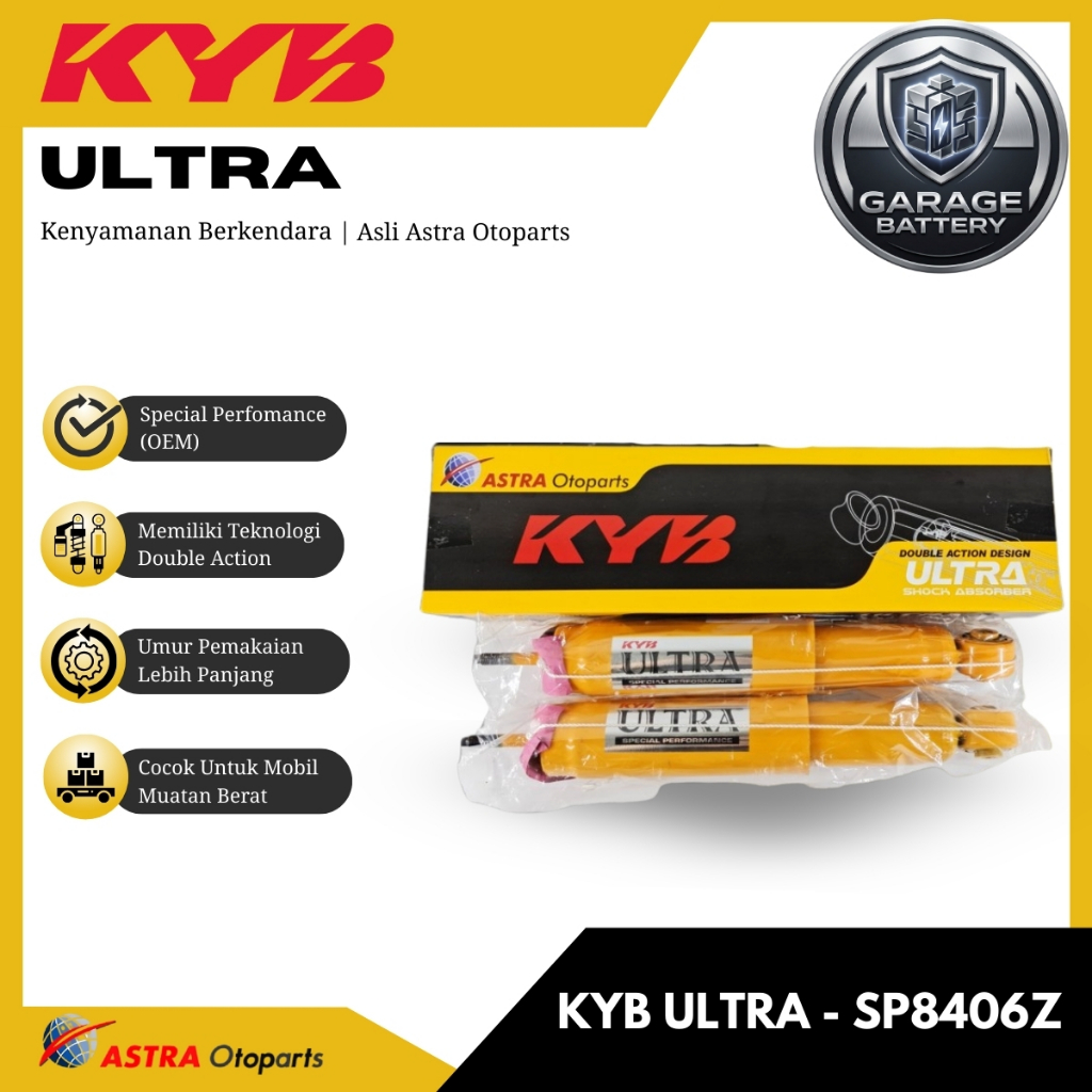Kayaba / KYB Ultra Shockbreaker Mobil Feroza / Taft GT Depan / Belakang