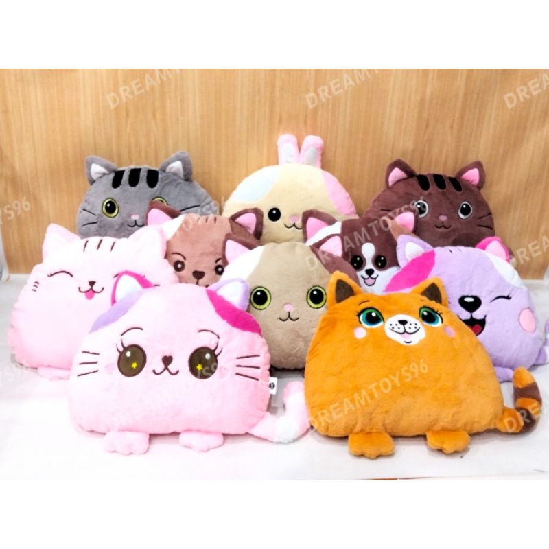 DREAMTOYS96 Bantal Boneka Animal Lucu Bantal Sofa Cat Rabbit Husky