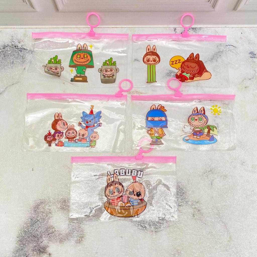 POUCH ZIPPER KECIL TRANSPARAN LABUBU KP-1698