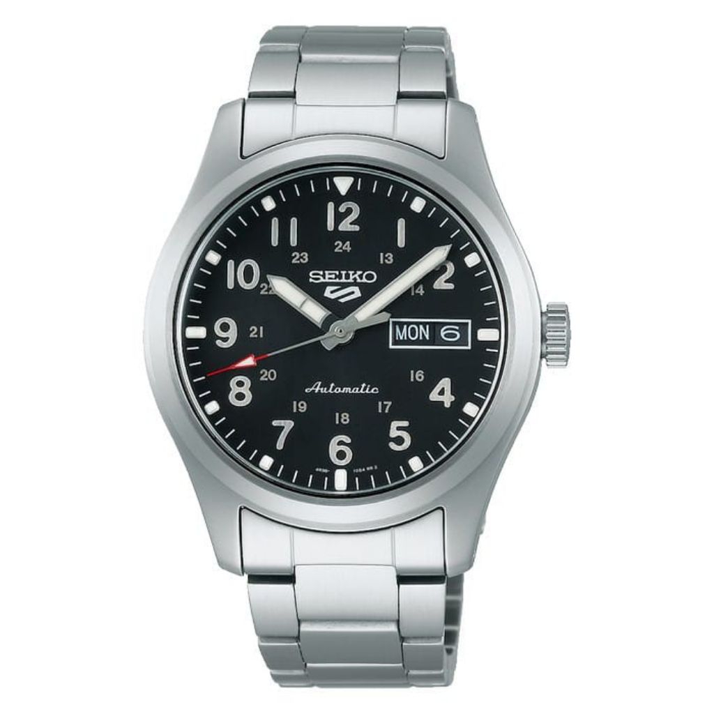 Jam Tangan Pria SEIKO 5 Sport SRPG27K1 srpg27 Field Military Style Automatic Black Dial Original