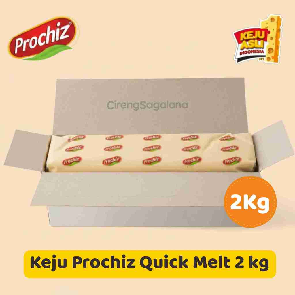 PROCHIZ QUICK MELT 2 KG - Keju lumer Isian Dimsum, Bakso, Martabak
