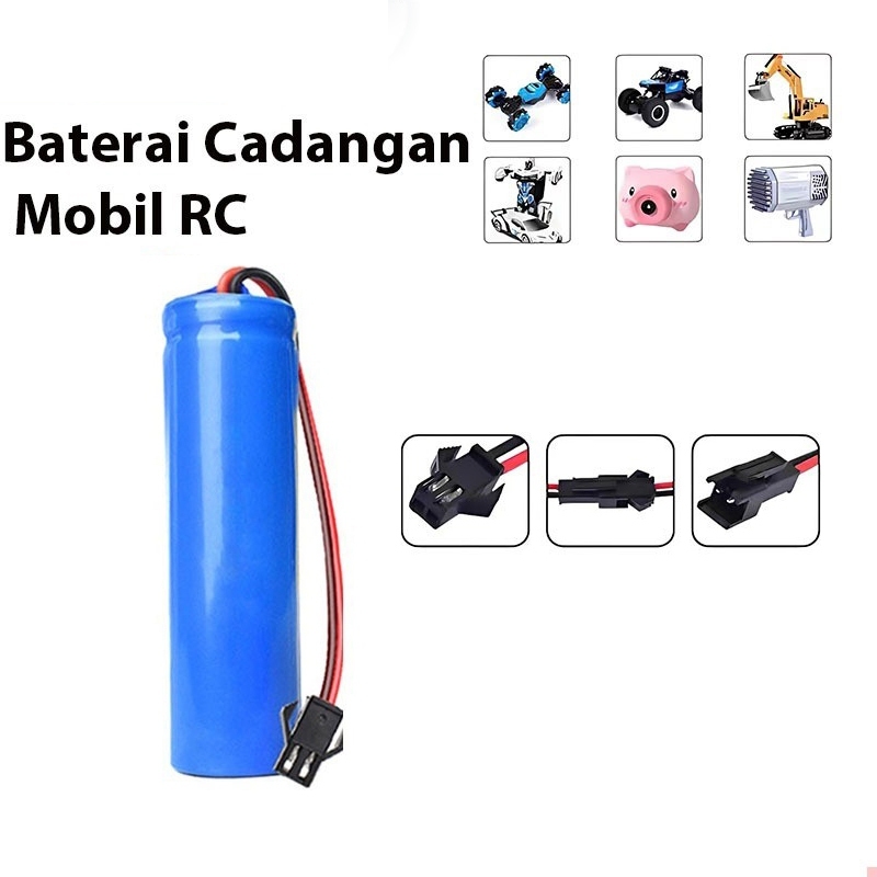 Spare Part Rechargeable Battery Aksesories 14500 800mAh 3,7V For Mobil RC & Mainan Excavator RC