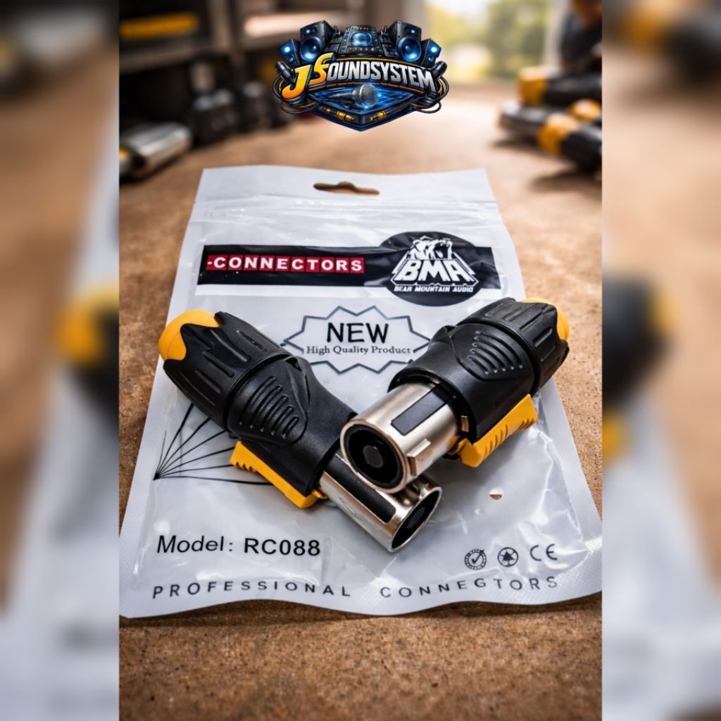 JACK SPEAKON UJUNG BESI BMA / JACK RC-088 BMA / KONEKTOR SPEAKON UJUNG BESI