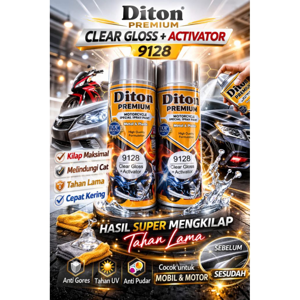Pilok DITON CLEAR GLOSS + ACTIVATOR 9128