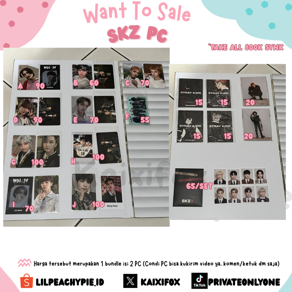 PHOTOCARD BANGCHAN STRAYKIDS STRAY KIDS SKZ MIROH NOEASY INLIFE BEYOND IMN POB MD