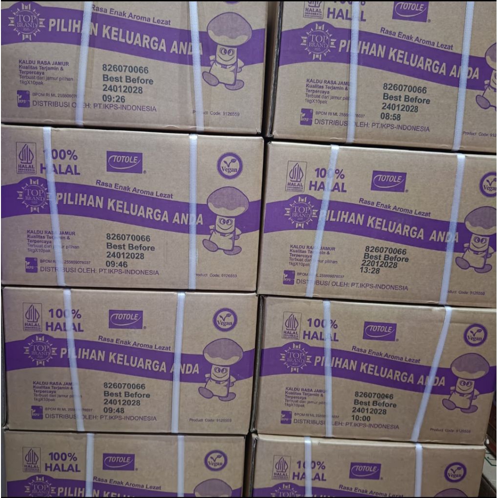 Totole 1 dus isi 1kg x 10bungkus 1dus Totole Kaldu Jamur 1dus