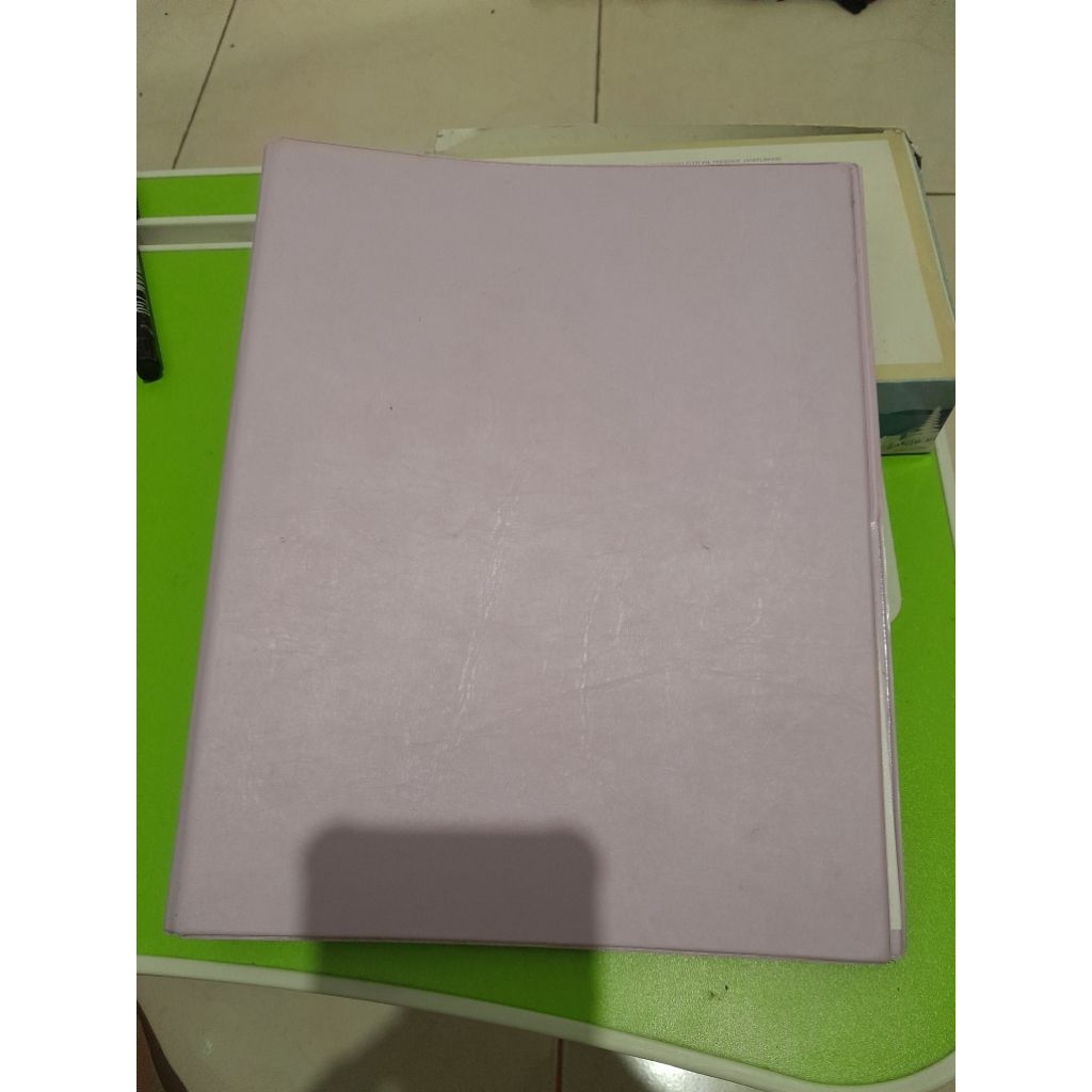 Preloved Binder Bantex B5 Warna Lilac