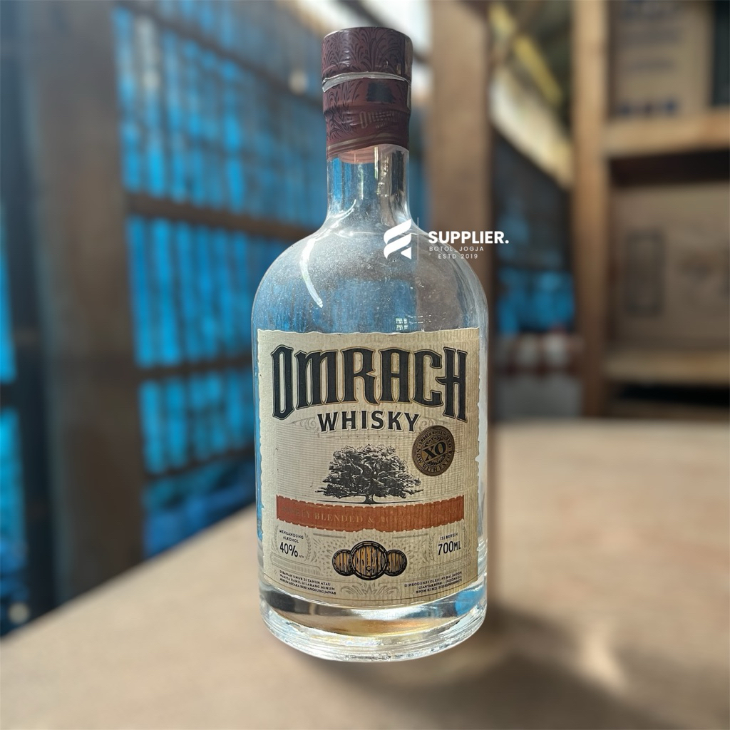 botol kosong botol bekas Omrach cocok untuk pajangan kamar dan dekorasi minibar atau caffe