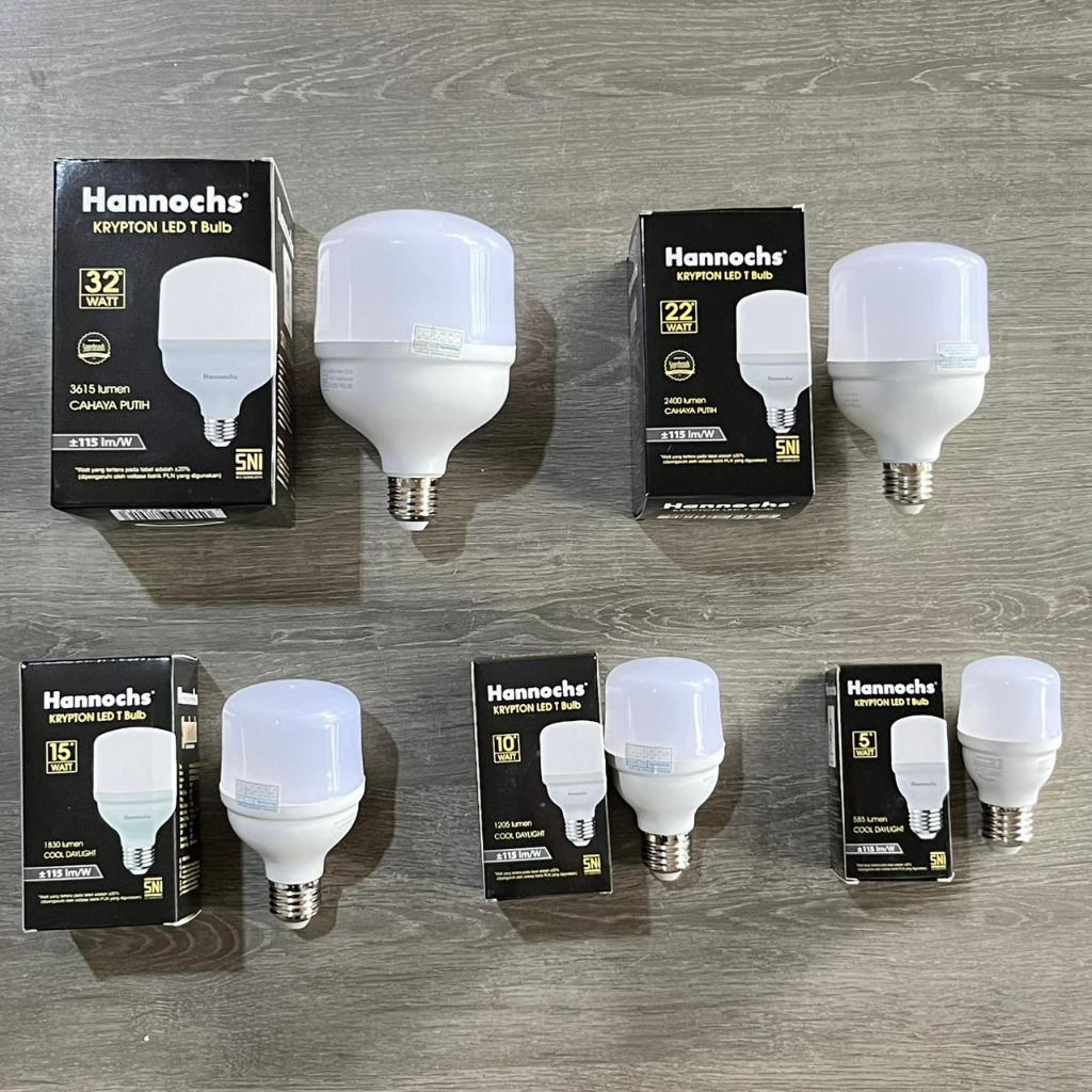 hannochs krypton T bulb cahaya putih 5w / 10w / 15w / 22w