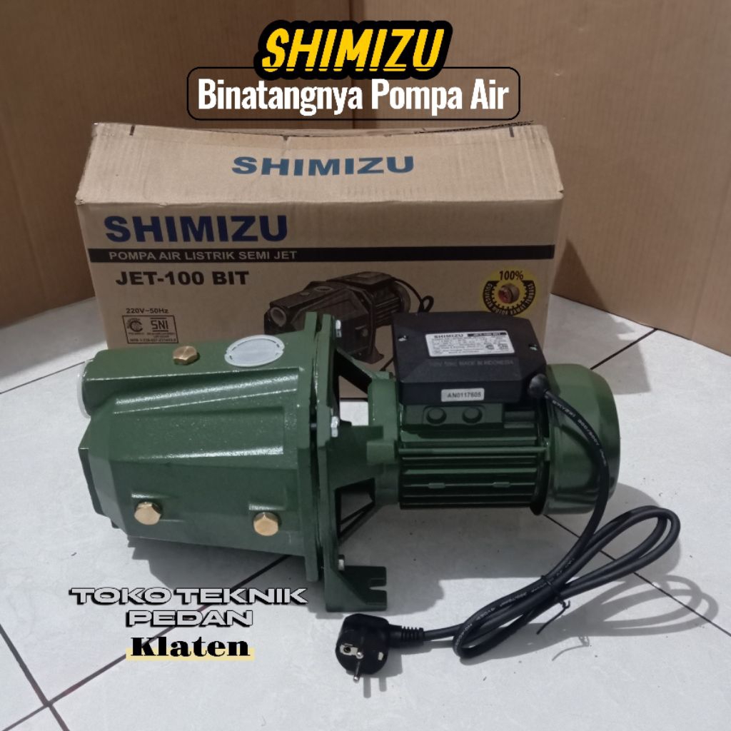 Pompa Air Semi Jet Pump SHIMIZU JET-100 BIT