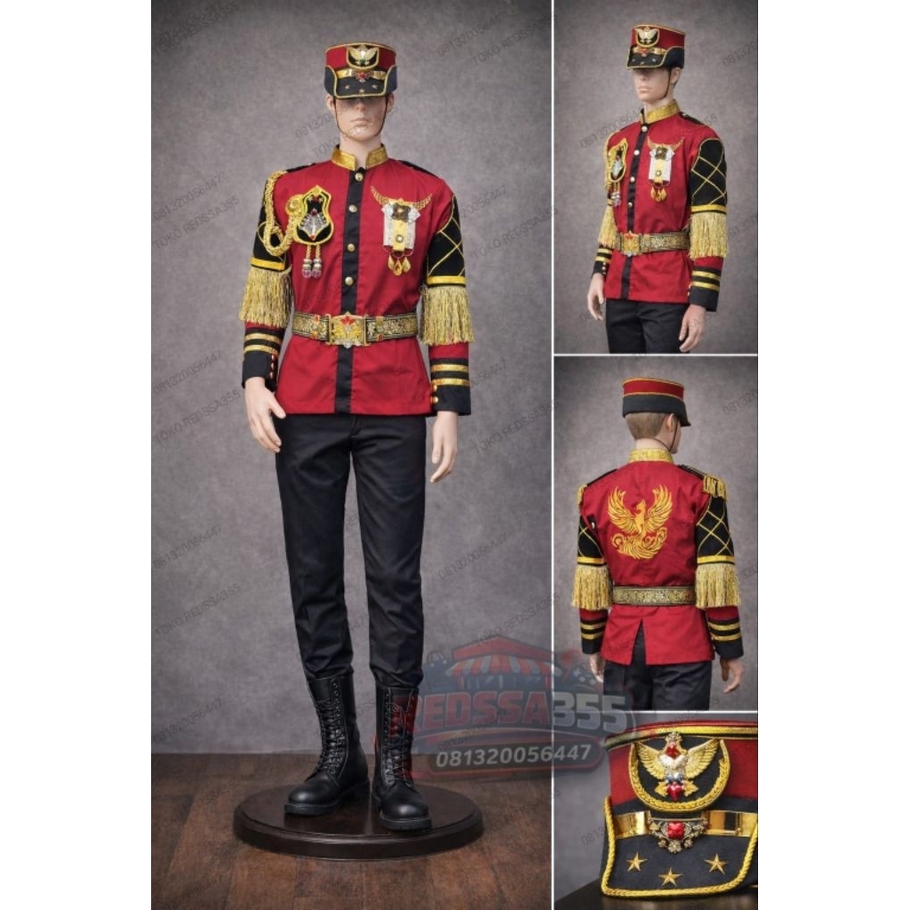 Seragam Drumband Marching Band Premium  LKBB baju paskibra Kostum Parade & Lomba Berkualitas