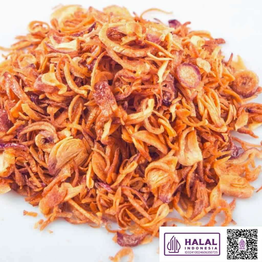 100gr Bawang Goreng Murni Tanpa Tepung/ Brambang Goreng/ Bawang Merah Goreng/ Bawang Goreng Premium/