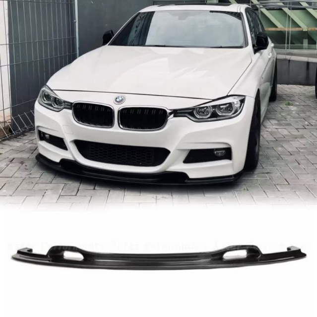 Front lips Varis Black glossy For BMW F30 | Lips varis | Front lips bmw | Lips bmw