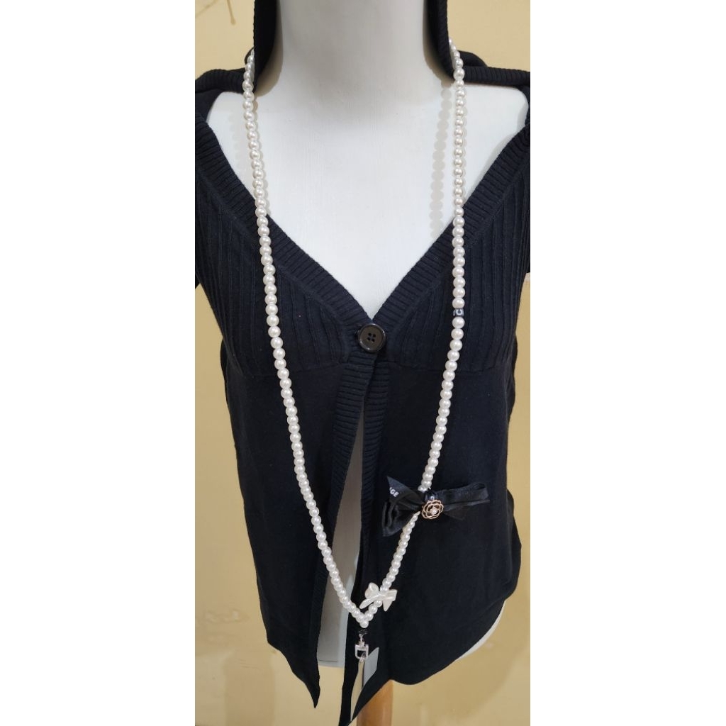 Lanyard Hp/Gantungan Hp mutiara Pita Casetify