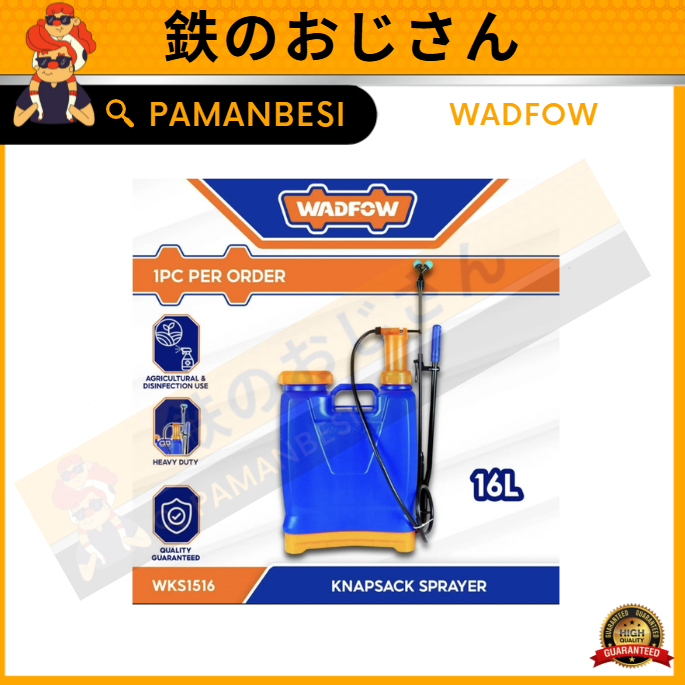 [WKS1516] WADFOW Sprayer Listrik 16 Liter Semprot Pertanian Ransel Alat Semprot Pertanian Tanaman Sp