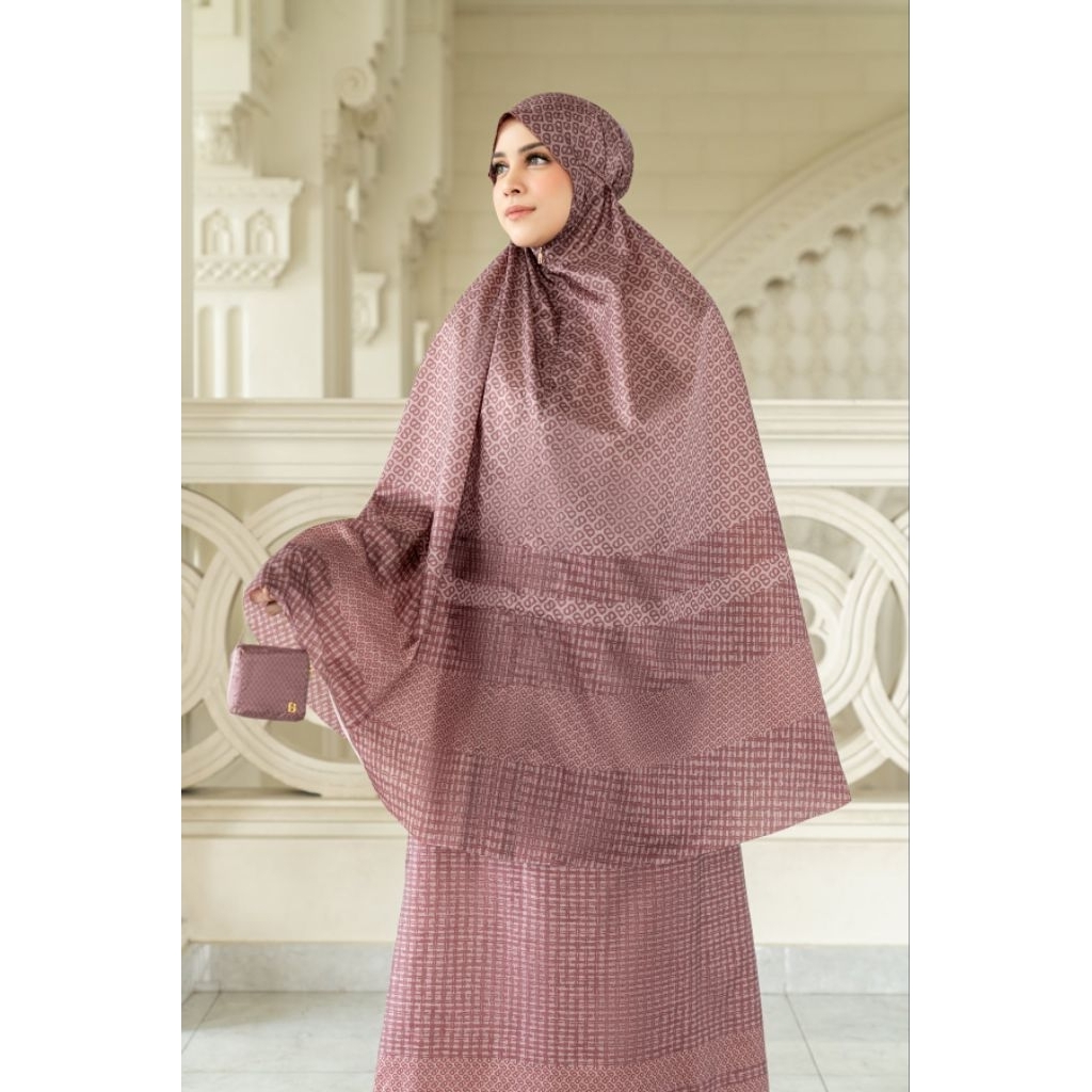 New Buttonscarves Tapis Abstre Capsule Prayer Robe Bslady Mukena