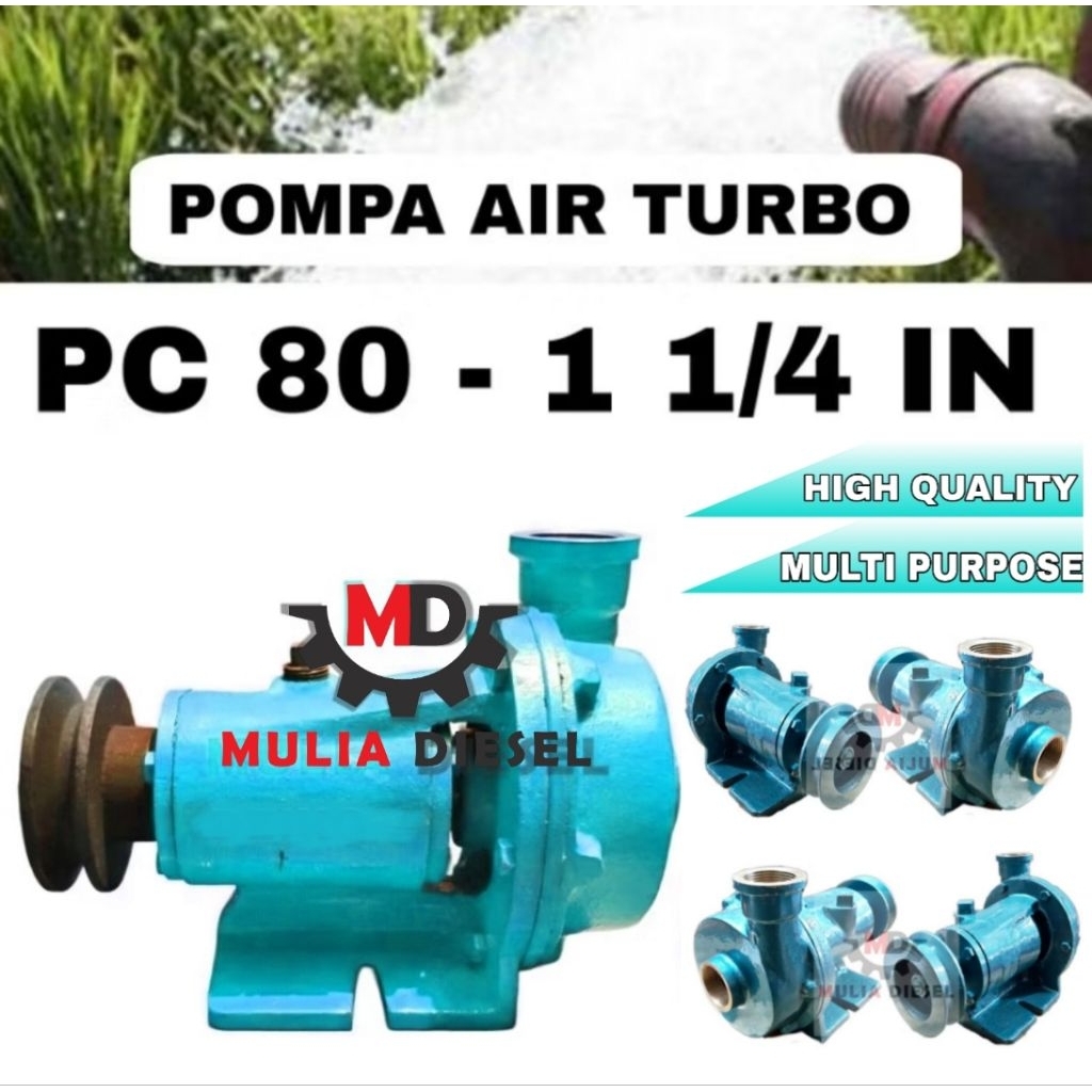 Pompa Air Keong PC 80 PC80 TURBO 1 1/4 1.25 in Kuningan
