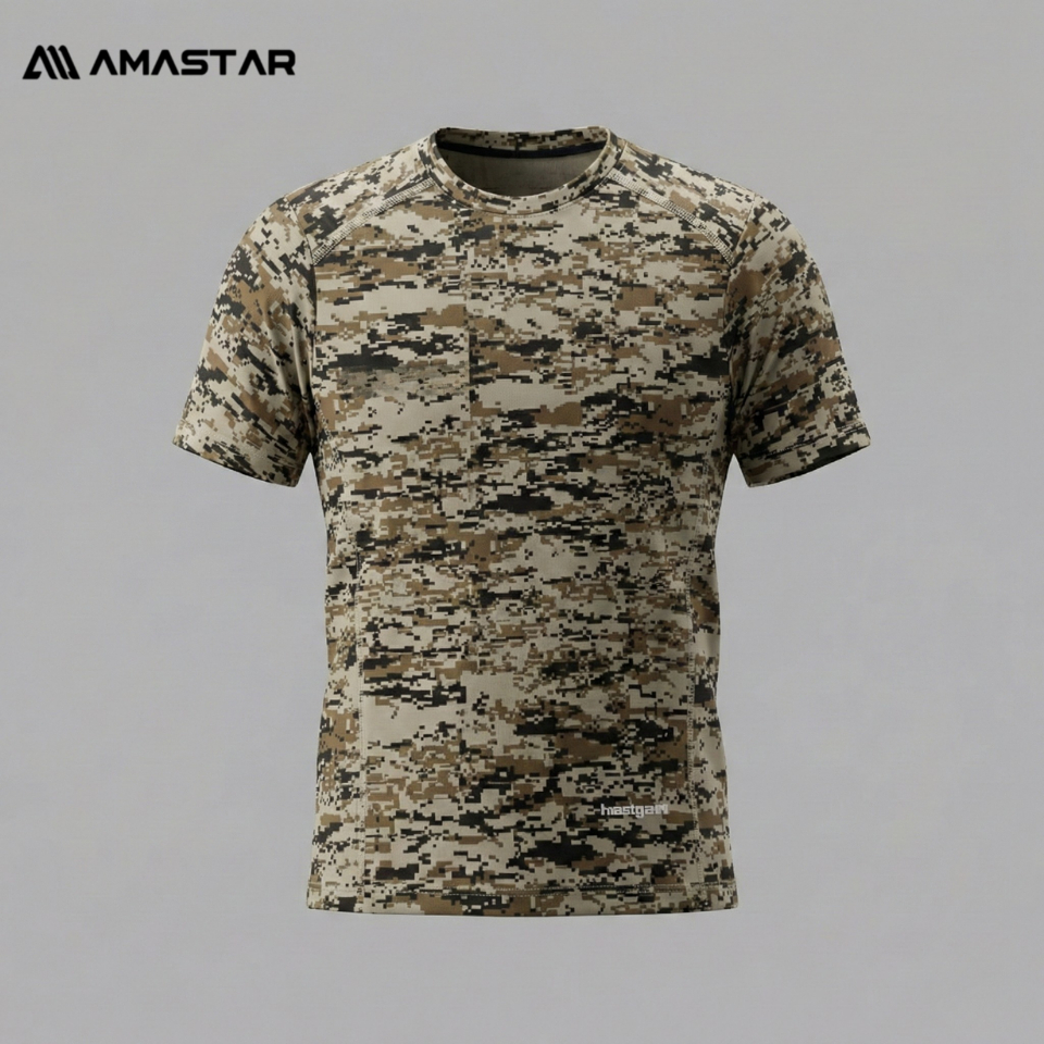 AMASTAR - Kaos Jersey Dryfit Corak Motif  Loreng TNI Sublim / JERSEY OLAHRAGA RUNNING GYM BADMINTON