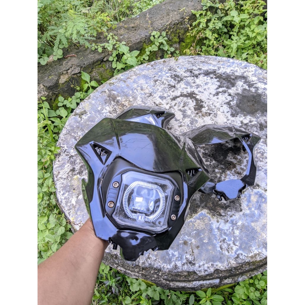 headlamp batok lampu depan set reflektor crf 150 150l thor original