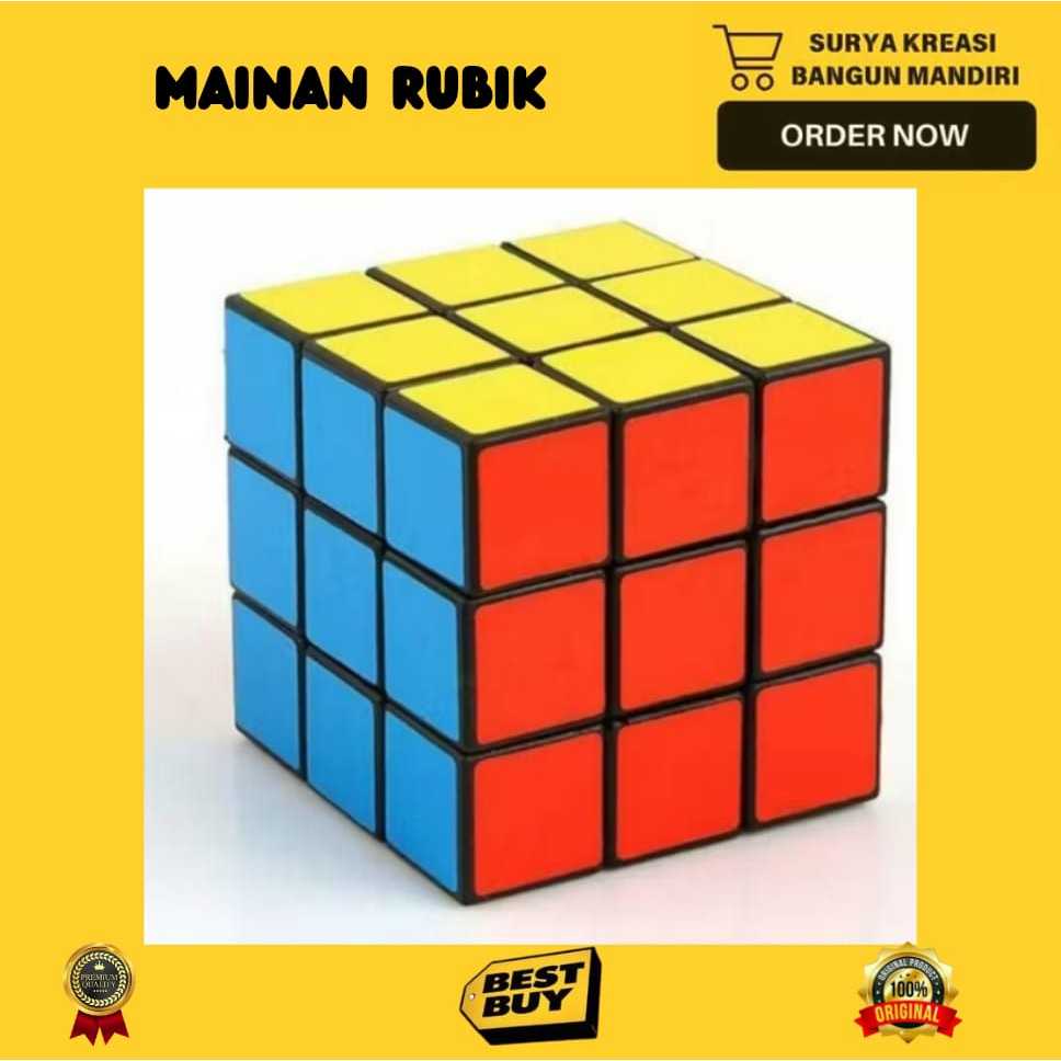 RUBIK - MAINAN EDUKASI - MAINAN RUBIK - MAGIC CUBE - RUBIK PUZZLE - KUBUS