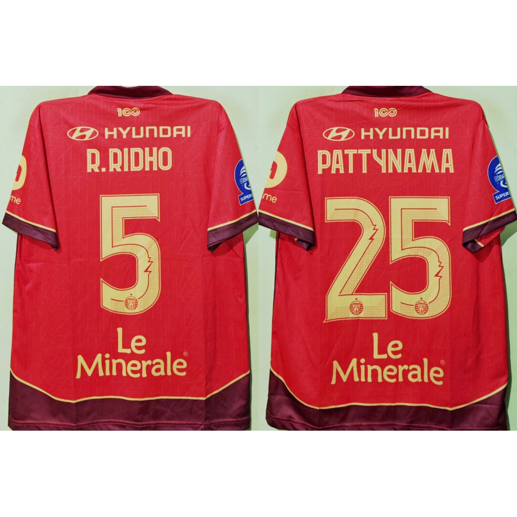 Jersey Persija R.RIDHO PATTYNAMA printing