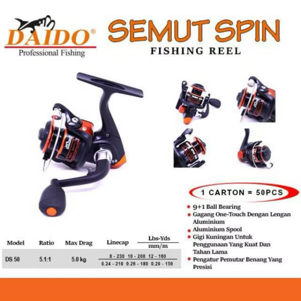 REEL DAIDO SEMUT SPIN 500