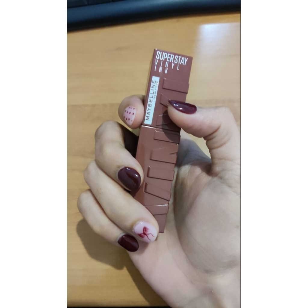 MAYBELLINE SUPERSTAY VINYL INK (120.PUNCHY) *PRELOVED