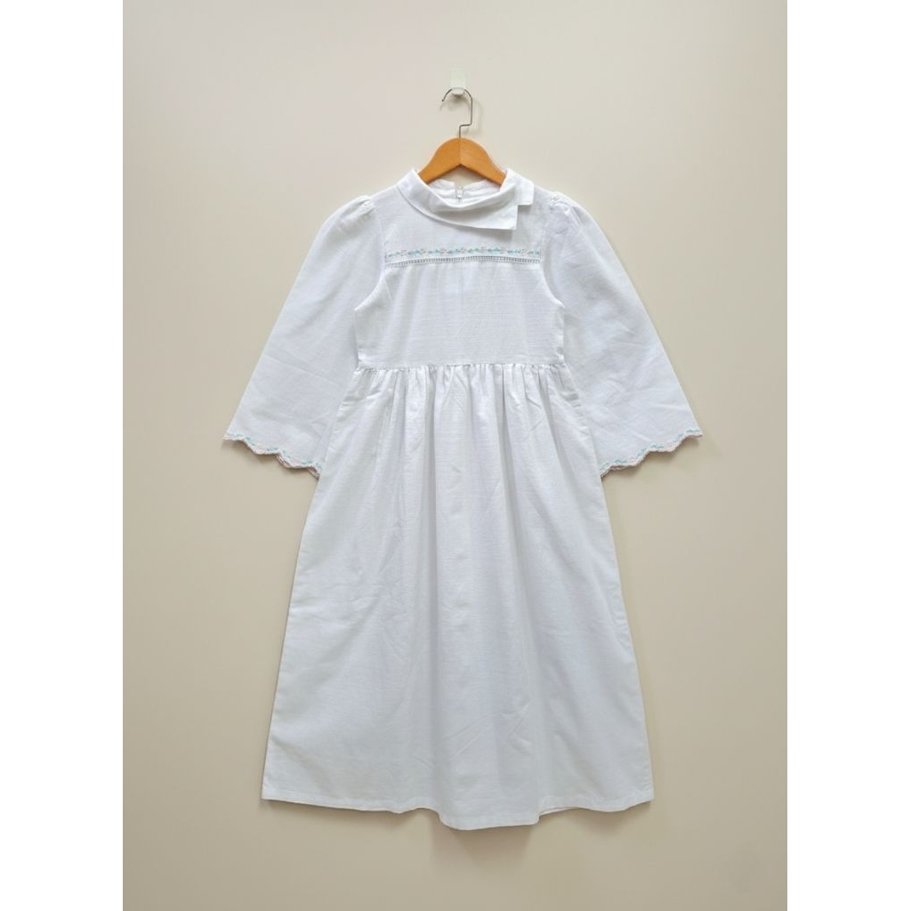 Birdie Boom - Gamis Putih Anak