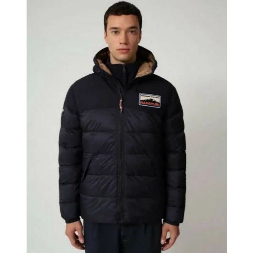 Jaket Napapijri Ater Regular Fit Down Jacket Blue Marine Original