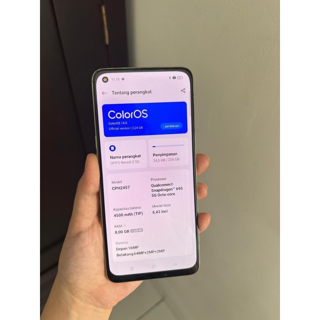 Oppo Reno 8z 5G 8/256GB