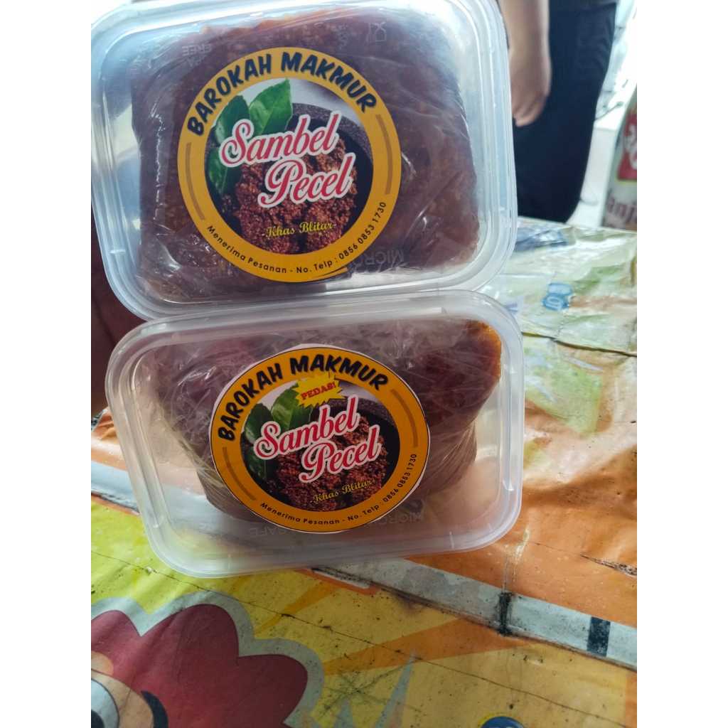 SAMBEL PECEL KAS BLITAR KEMASAN 250GRAM