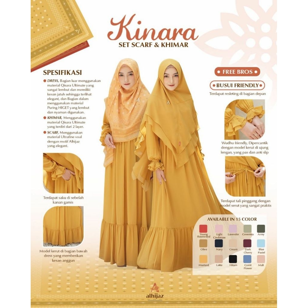 Dress Kinara ORI by Alhijaz