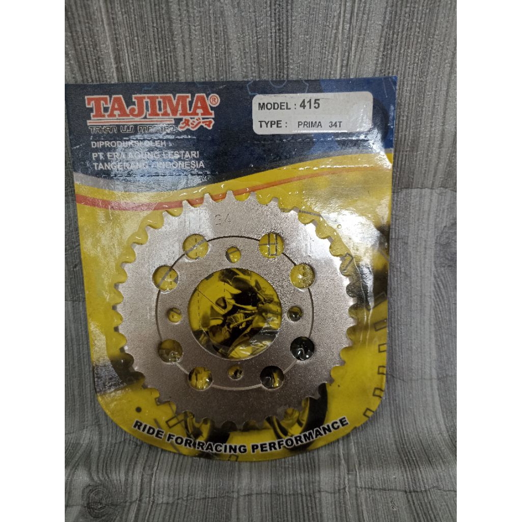 GIR 415 HONDA GRAND GEAR BELAKANG HONDA GRAND SUPRA SUPRA X GIR RACING 415 31 32 33 34T TAJIMA CROM