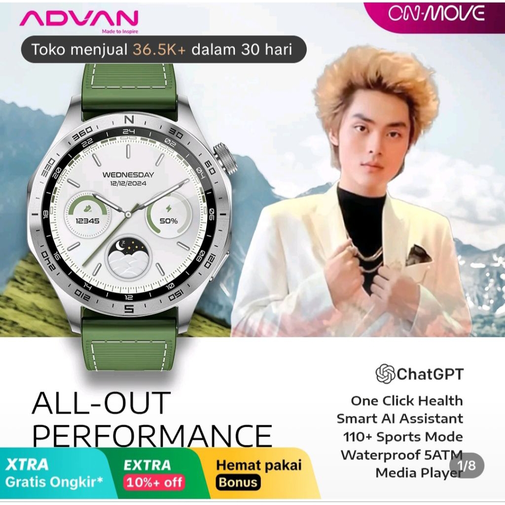 Smartwatch Advan on move