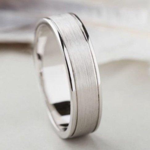 cincin nikah palladium pria - cincin nikah pria bahan palladium