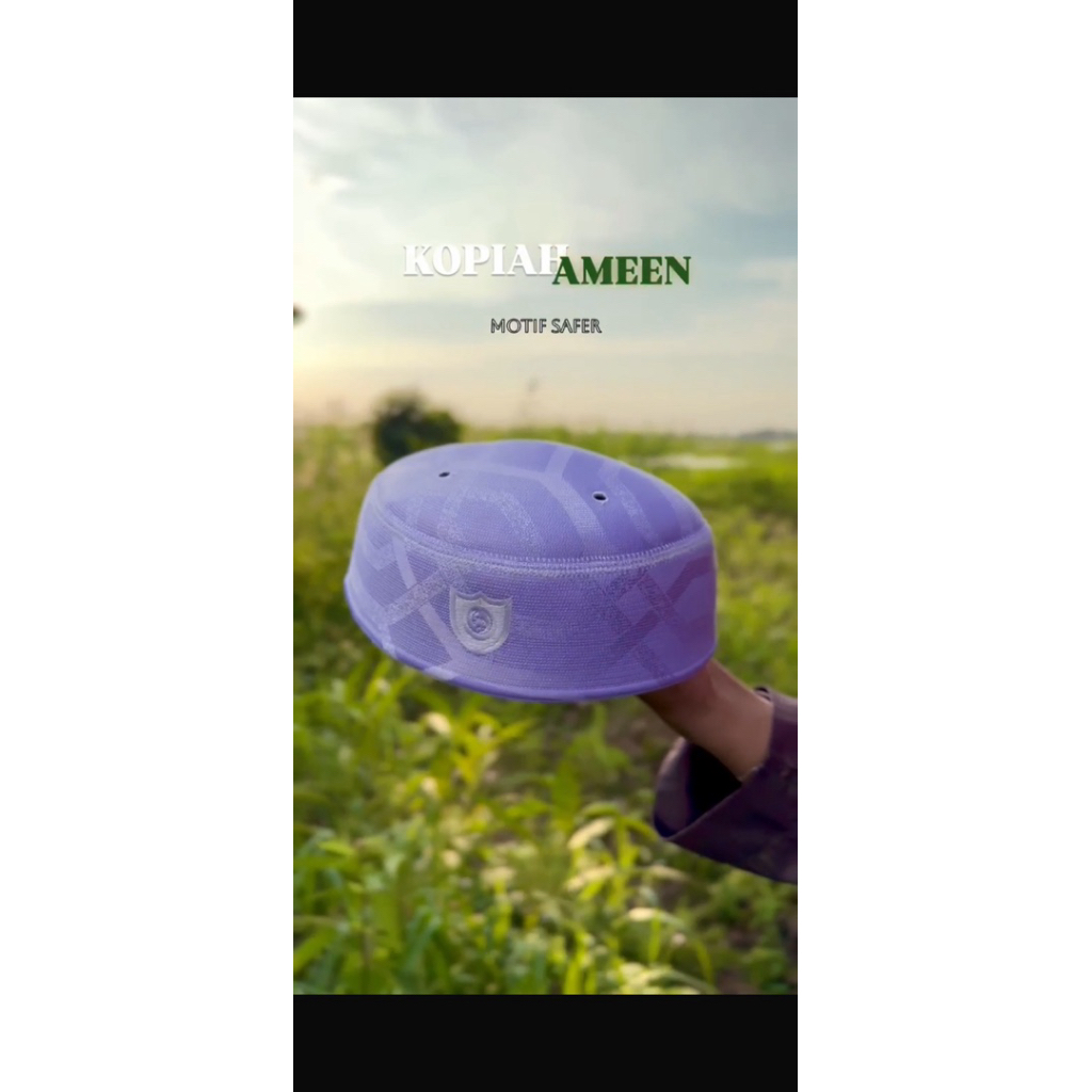 Peci A5 AMEEN motif Safeer | Peci A5 ameen