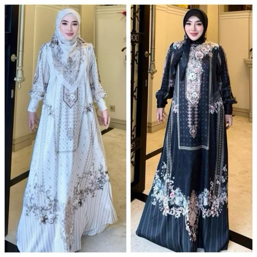 gamis viral Novita set hijab by shellasaukia