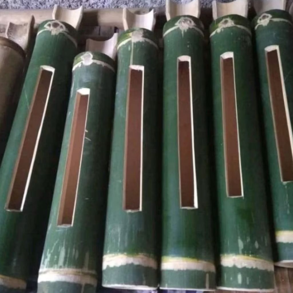Kentongan Bambu Tradisional Unik Antik untuk Ngeronda Suara keras dan nyaring
