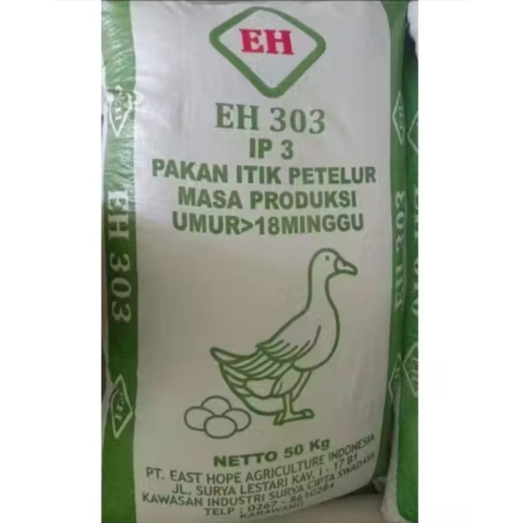 EH 303 Pur Pakan Bebek Petelur Pakan Jadi Pabrikan