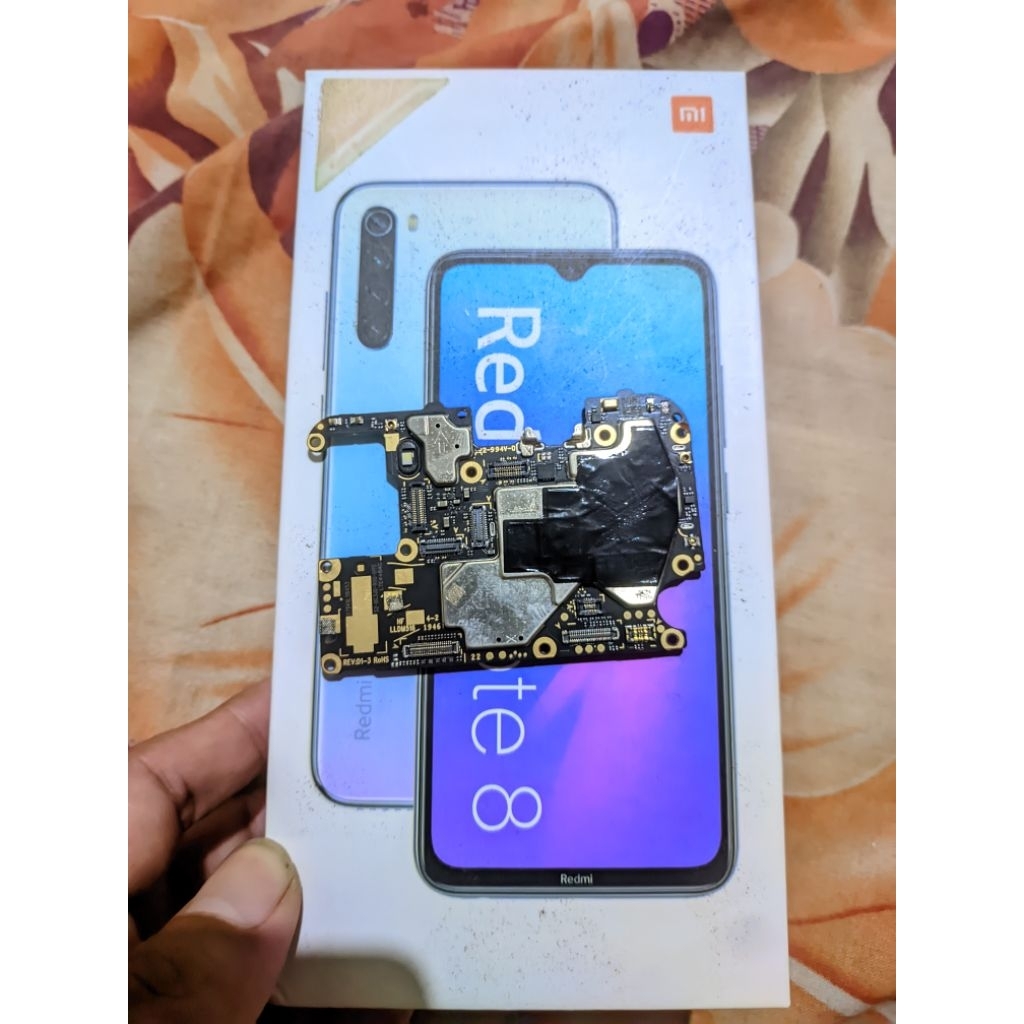 MESIN XIOMI REDMI NOTE 8 RAM 4/64GB + DUS BOX SEGEL